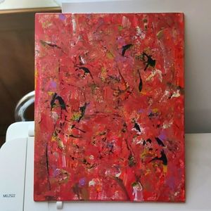 Original acrylic abstract by me. Angelface66